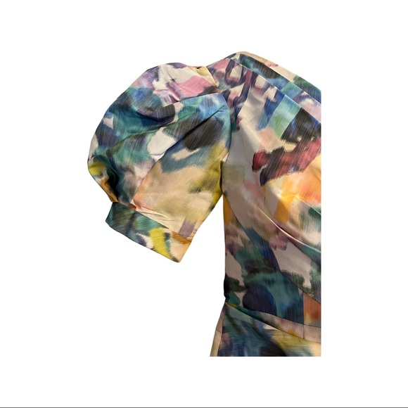 Flor Et.Al floral buckle mini-dress - Sz 6 NWT - Picture 5 of 9